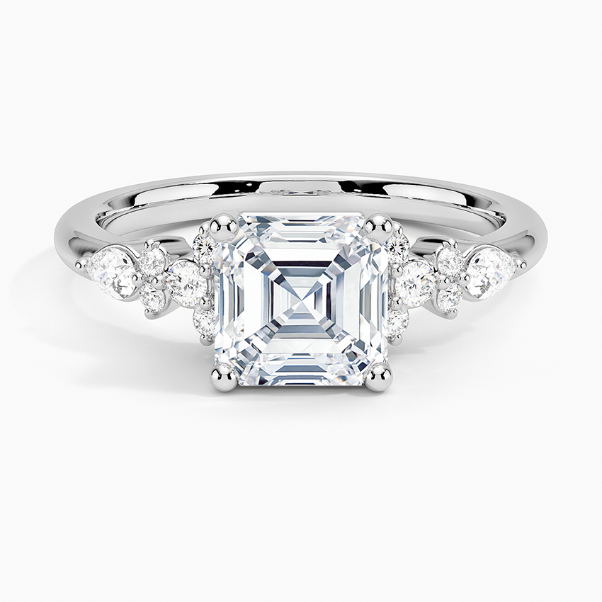 ecomposer-view with diamond shape-asscher, ecomposer-size-1.5-ct, ecomposer-metal type-white-gold-18k