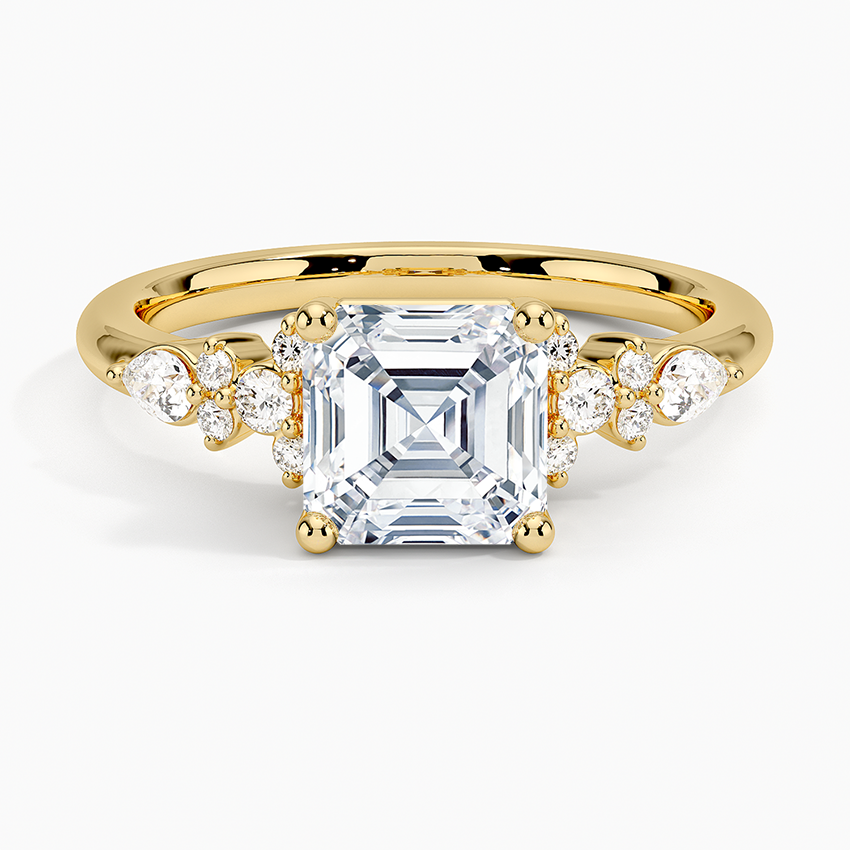 ecomposer-view with diamond shape-asscher, ecomposer-size-1.5-ct, ecomposer-metal type-yellow-gold-18k