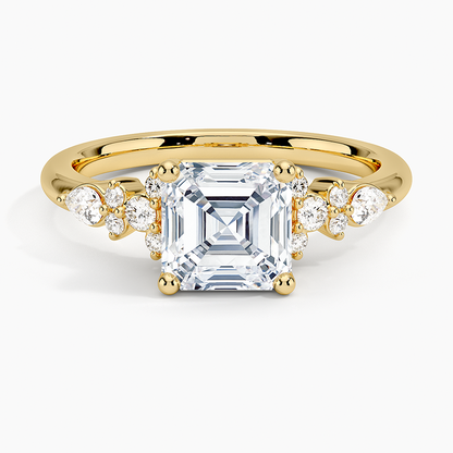 ecomposer-view with diamond shape-asscher, ecomposer-size-1.5-ct, ecomposer-metal type-yellow-gold-18k