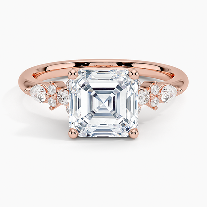 ecomposer-view with diamond shape-asscher, ecomposer-size-2-ct, ecomposer-size-2.5-ct, ecomposer-size-3-ct, ecomposer-metal type-rose-gold-18k