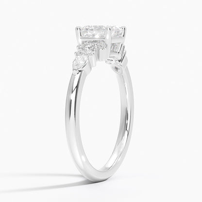 ecomposer-view with diamond shape-asscher, ecomposer-size-1-ct, ecomposer-metal type-white-gold-18k