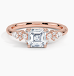 ecomposer-view with diamond shape-asscher, ecomposer-size-1-ct, ecomposer-metal type-rose-gold-18k