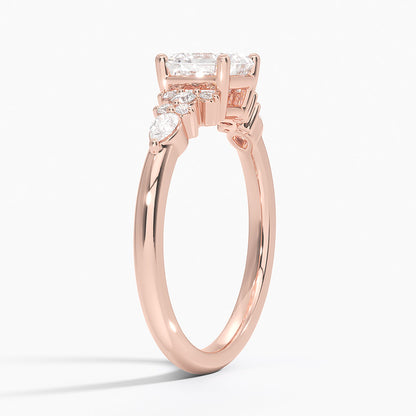 ecomposer-view with diamond shape-asscher, ecomposer-size-1-ct, ecomposer-metal type-rose-gold-18k