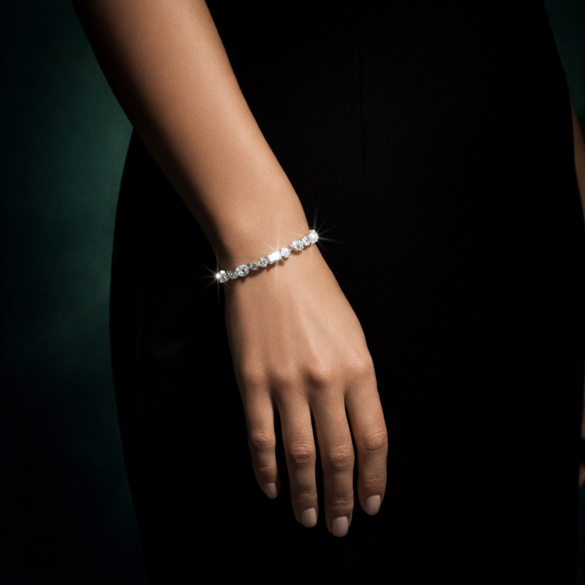 39 Carat Deline High Jewelry Bridal Lab-Grown Diamond Set 18K White Gold