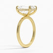 ecomposer-view with diamond shape-emerald, ecomposer-metal type-yellow-gold-18k