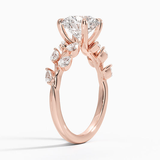 ecomposer-view with diamond shape-round, ecomposer-size-1-ct, ecomposer-size-1.5-ct, ecomposer-size-2-ct, ecomposer-size-2.5-ct, ecomposer-size-3-ct, ecomposer-metal type-rose-gold-18k