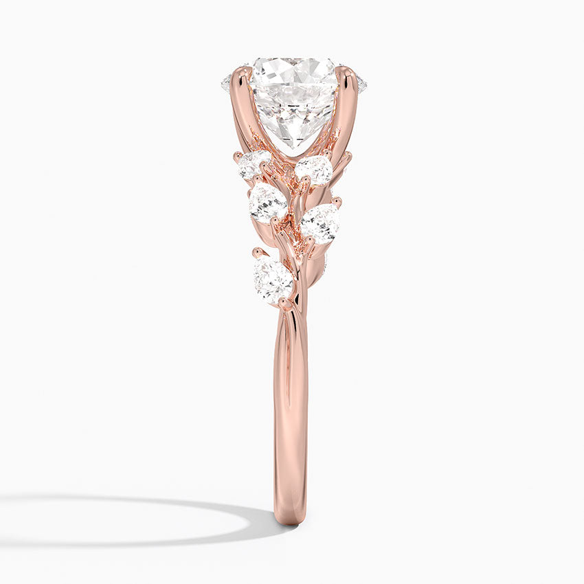 ecomposer-view with diamond shape-round, ecomposer-size-1-ct, ecomposer-size-1.5-ct, ecomposer-size-2-ct, ecomposer-size-2.5-ct, ecomposer-size-3-ct, ecomposer-metal type-rose-gold-18k