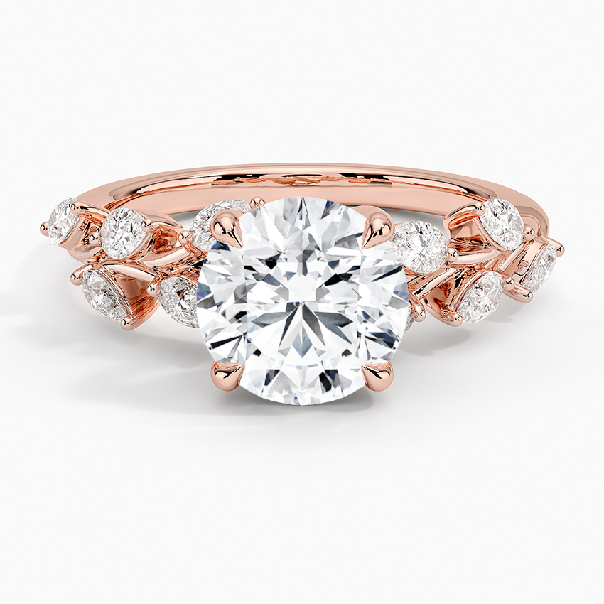 ecomposer-view with diamond shape-round, ecomposer-size-1-ct, ecomposer-size-1.5-ct, ecomposer-size-2-ct, ecomposer-size-2.5-ct, ecomposer-size-3-ct, ecomposer-metal type-rose-gold-18k