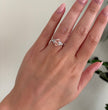 Felwa 1 Carat Pink Lab Grown Diamond Custom Ring in 18k Gold