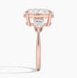 ecomposer-view with diamond shape-oval, ecomposer-metal type-rose-gold-18k