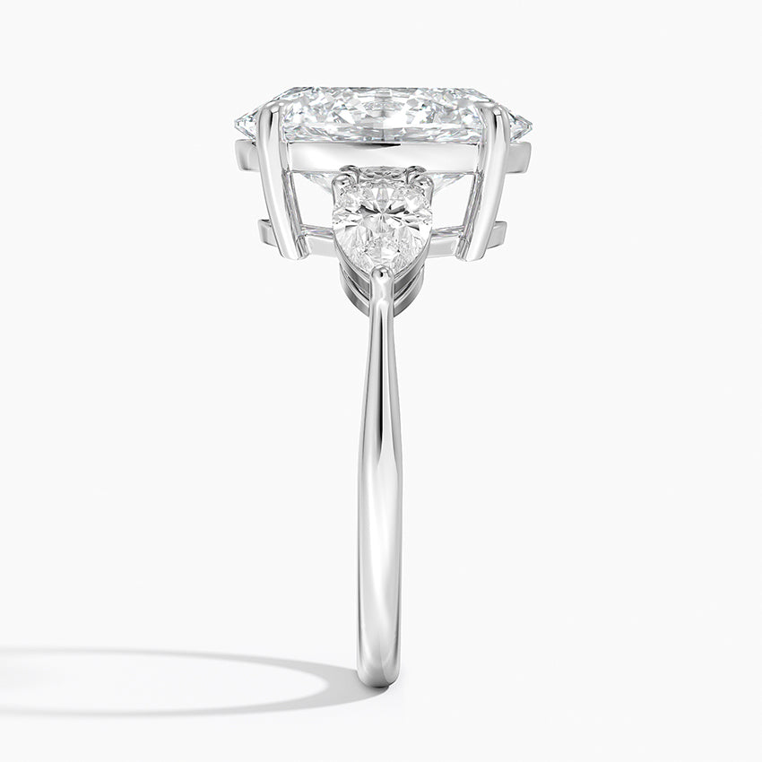 ecomposer-view with diamond shape-oval, ecomposer-metal type-white-gold-18k