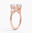 ecomposer-view with diamond shape-round, ecomposer-metal type-rose-gold-18k