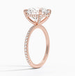 ecomposer-view with diamond shape-round, ecomposer-metal type-rose-gold-18k