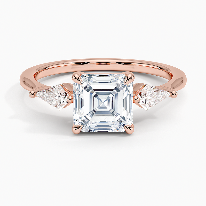 ecomposer-view with diamond shape-asscher,ecomposer-size-1.5-ct,ecomposer-metal type-rose-gold-18k