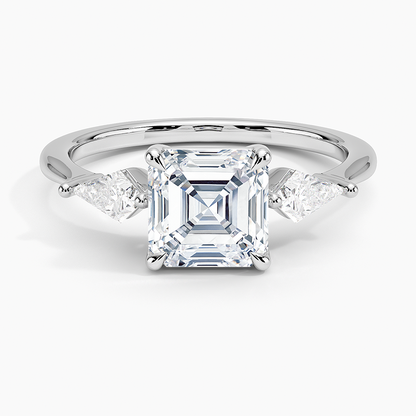 ecomposer-view with diamond shape-asscher,ecomposer-size-1.5-ct,ecomposer-metal type-white-gold-18k