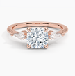 ecomposer-view with diamond shape-cushion,ecomposer-size-1.5-ct,ecomposer-metal type-rose-gold-18k