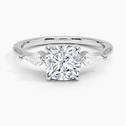 ecomposer-view with diamond shape-cushion,ecomposer-size-1.5-ct,ecomposer-metal type-white-gold-18k