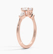 ecomposer-view with diamond shape-cushion,ecomposer-size-1-ct,ecomposer-metal type-rose-gold-18k