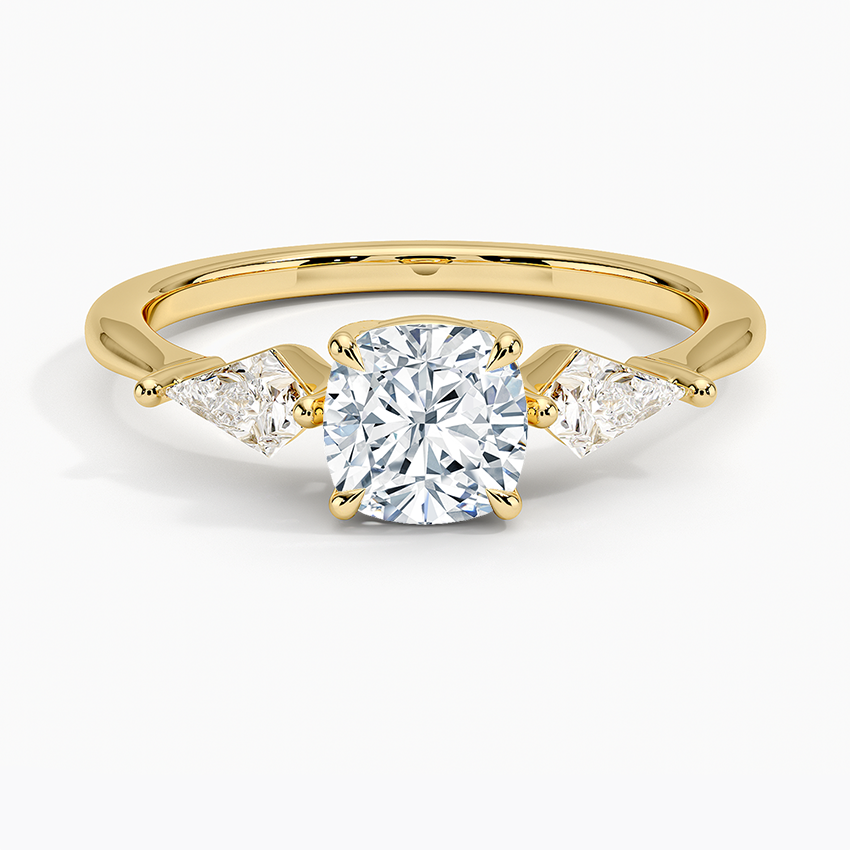 ecomposer-view with diamond shape-cushion,ecomposer-size-1-ct,ecomposer-metal type-yellow-gold-18k