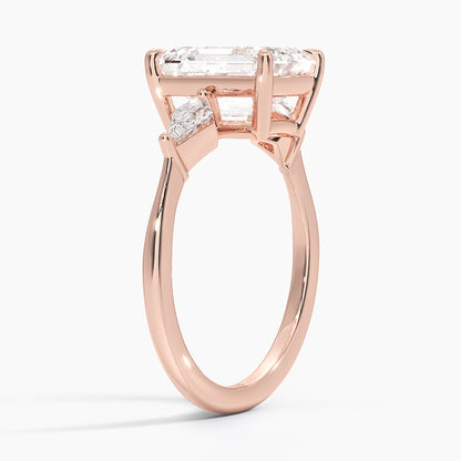ecomposer-view with diamond shape-emerald,ecomposer-size-2-ct,ecomposer-metal type-rose-gold-18k