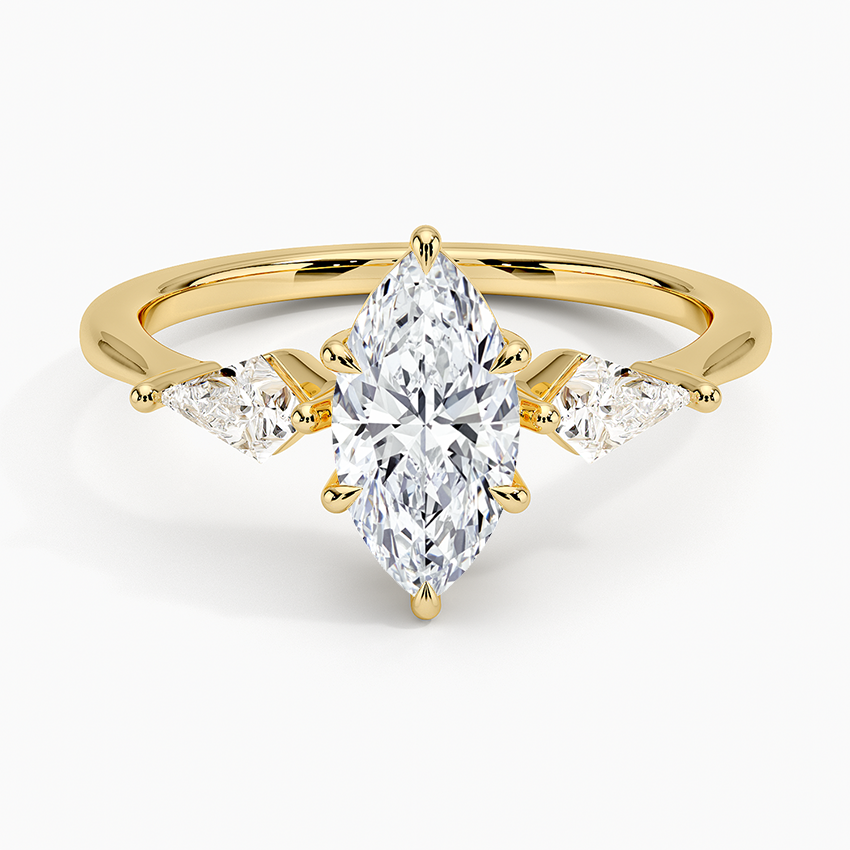 ecomposer-view with diamond shape-marquise,ecomposer-size-1-ct,ecomposer-metal type-yellow-gold-18k