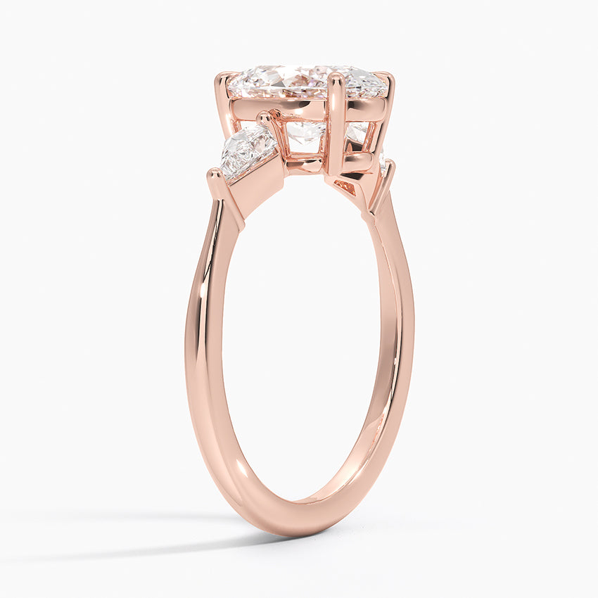 ecomposer-view with diamond shape-oval,ecomposer-size-1-ct,ecomposer-metal type-rose-gold-18k