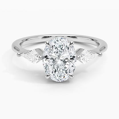 ecomposer-view with diamond shape-oval,ecomposer-size-1.5-ct,ecomposer-metal type-white-gold-18k