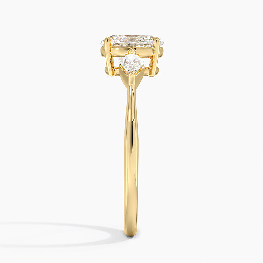 ecomposer-view with diamond shape-oval,ecomposer-size-1-ct,ecomposer-metal type-yellow-gold-18k