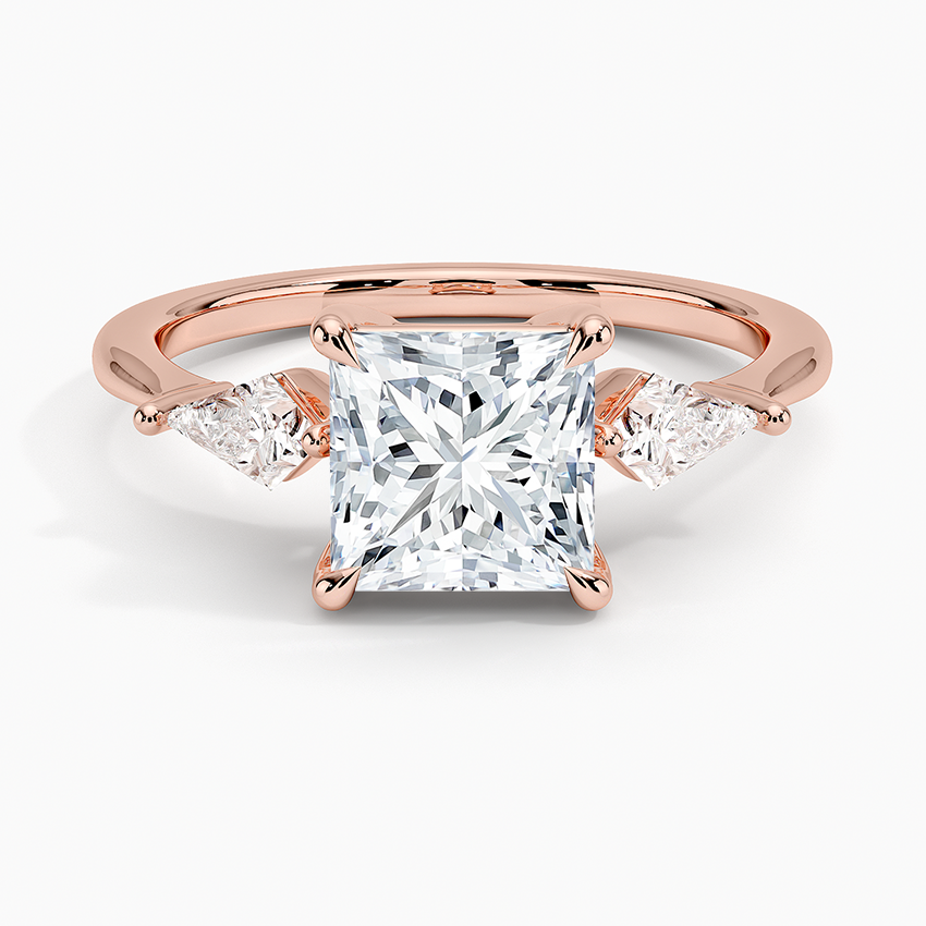 ecomposer-view with diamond shape-princess,ecomposer-size-1.5-ct,ecomposer-metal type-rose-gold-18k