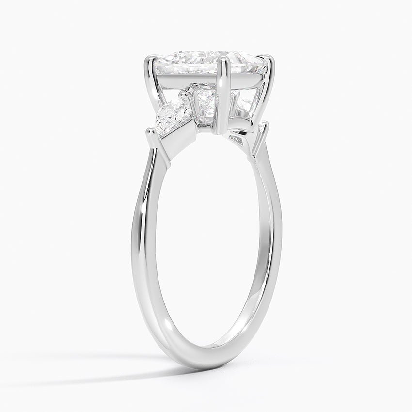 ecomposer-view with diamond shape-princess,ecomposer-size-1.5-ct,ecomposer-metal type-white-gold-18k