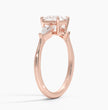 ecomposer-view with diamond shape-princess,ecomposer-size-1-ct,ecomposer-metal type-rose-gold-18k
