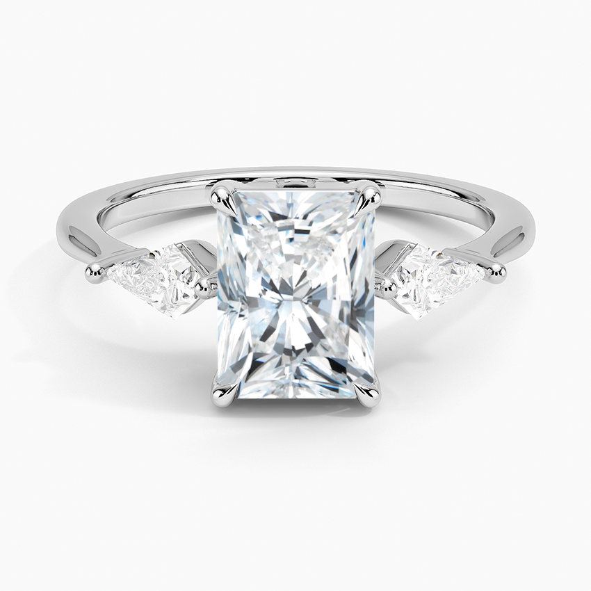 ecomposer-view with diamond shape-radiant,ecomposer-size-1.5-ct,ecomposer-metal type-white-gold-18k