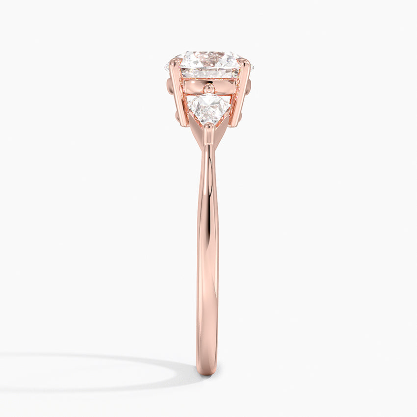 ecomposer-view with diamond shape-round,ecomposer-size-1-ct,ecomposer-metal type-rose-gold-18k