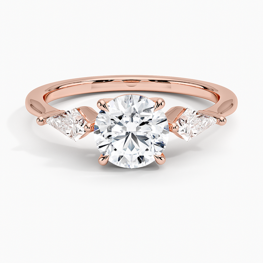 ecomposer-view with diamond shape-round,ecomposer-size-1-ct,ecomposer-metal type-rose-gold-18k