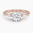 ecomposer-view with diamond shape-round,ecomposer-size-1-ct,ecomposer-metal type-rose-gold-18k