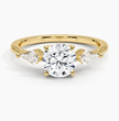 ecomposer-view with diamond shape-round,ecomposer-size-1-ct,ecomposer-metal type-yellow-gold-18k