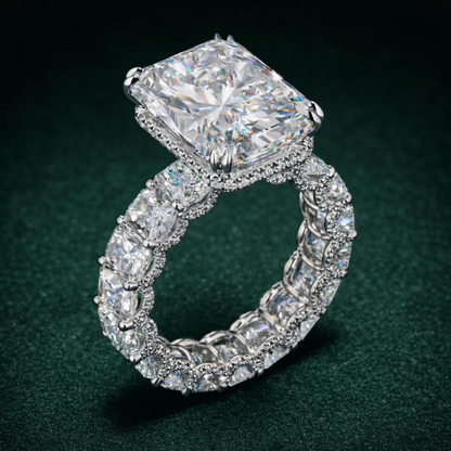 Jana Eternity Radiant Lab Diamond Ring in White Gold 18K