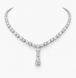 Amoura Round, Marquise, Pear Lab Diamond (34 ct.) Necklace (16 in | 40 cm) 18K White Gold