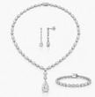45 Carat Monique High Jewelry Bridal Lab-Grown Diamond Set 18K White Gold