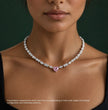Alma Pink Heart Lab Diamond ( 24 ct. tw. ) Necklace (16 in.) 18K White Gold
