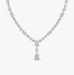 Amoura Round, Marquise, Pear Lab Diamond (34 ct.) Necklace (16 in | 40 cm) 18K White Gold