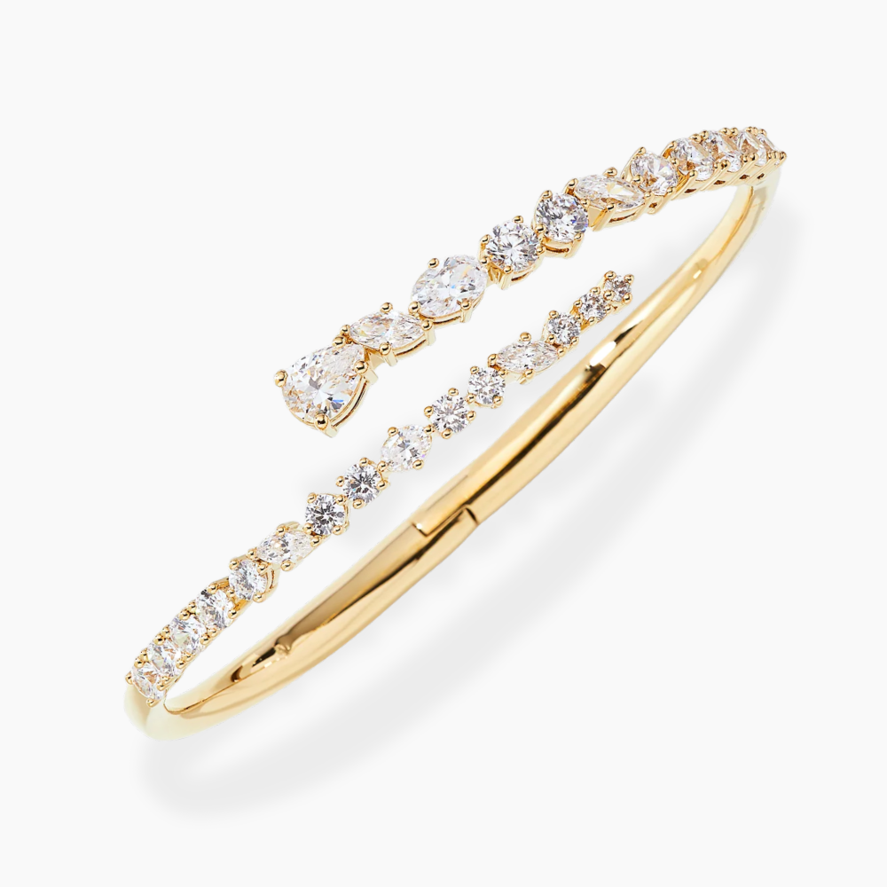 Odarka Bypass Bangle Lab Diamond ( 5 ct. tw) Bracelet 18K Gold