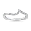Aisha Double Band Unique Lab Grown Diamond Engagement Ring in 18k Gold - Round - 1 ct