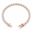 Emerald East-West Tennis Lab Diamond Bracelet (5 ct. tw.) 18K Gold