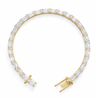 Emerald East-West Tennis Lab Diamond Bracelet (5 ct. tw.) 18K Gold