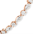 Marquise and Round Tennis Lab Diamond Bracelet (4 ct. tw.) 18K Gold