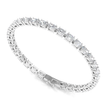 Oval East-West Tennis Lab Diamond Bracelet (7  ct. tw.) 18K Gold