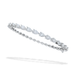 Pear East-West Tennis Lab Diamond Bracelet (6 ct. tw.) 18K Gold