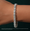 Bloomline Marquise and Round Lab Diamond Bracelet (10 ct. tw.) 18K White Gold