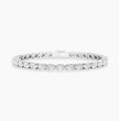 Oval East-West Tennis Lab Diamond Bracelet (7  ct. tw.) 18K Gold
